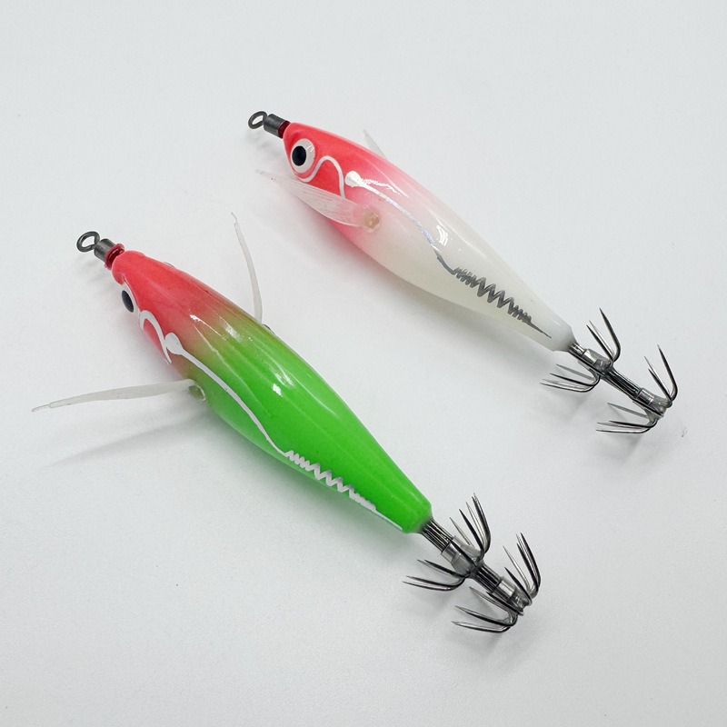 1pc 6g 80mm Luminous Shrimp Sq - Fishing Boat Trailer recension och pris