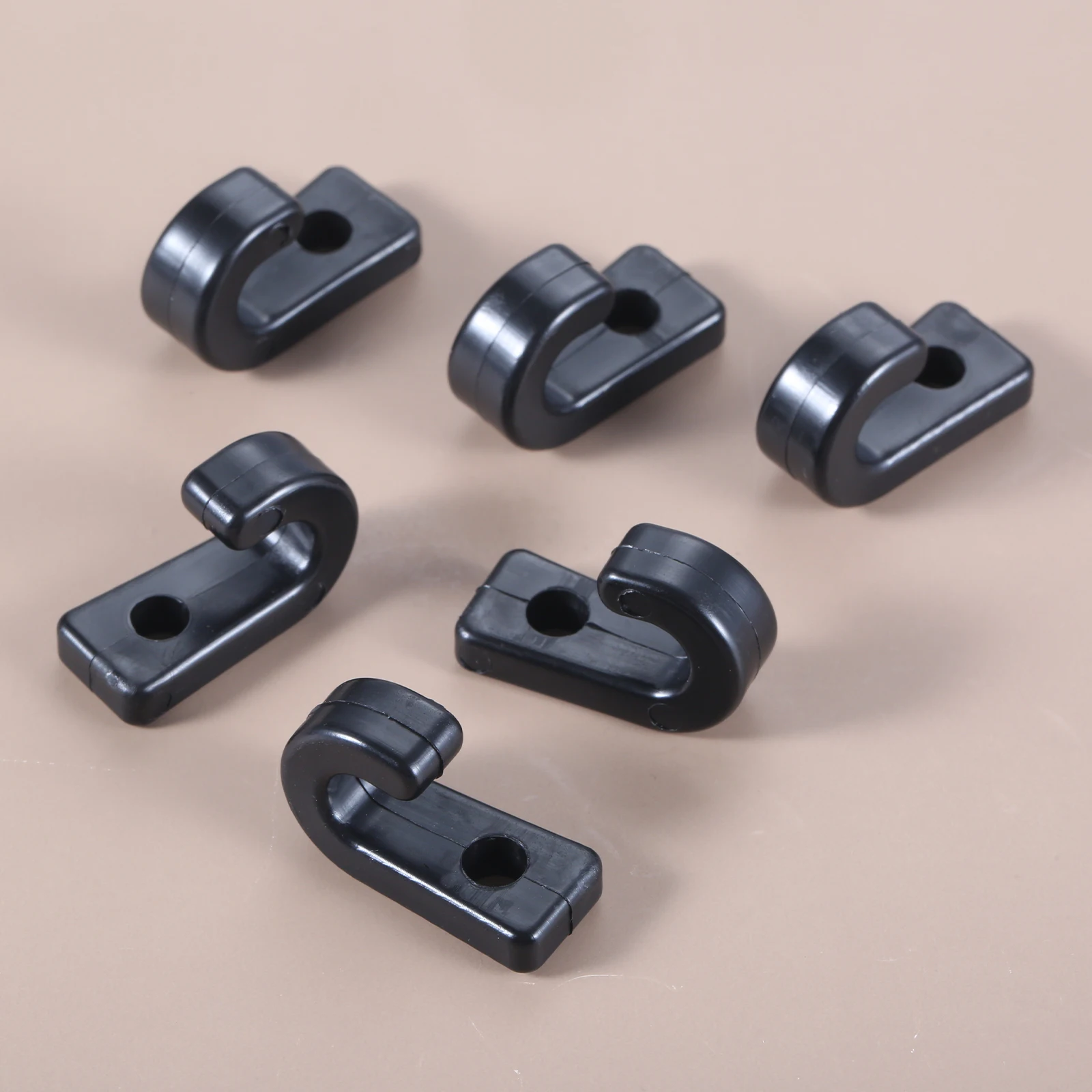 6Pcs Kayak Nylon Bungee Hooks  - Fishing Boat Steering Wheel recension och pris