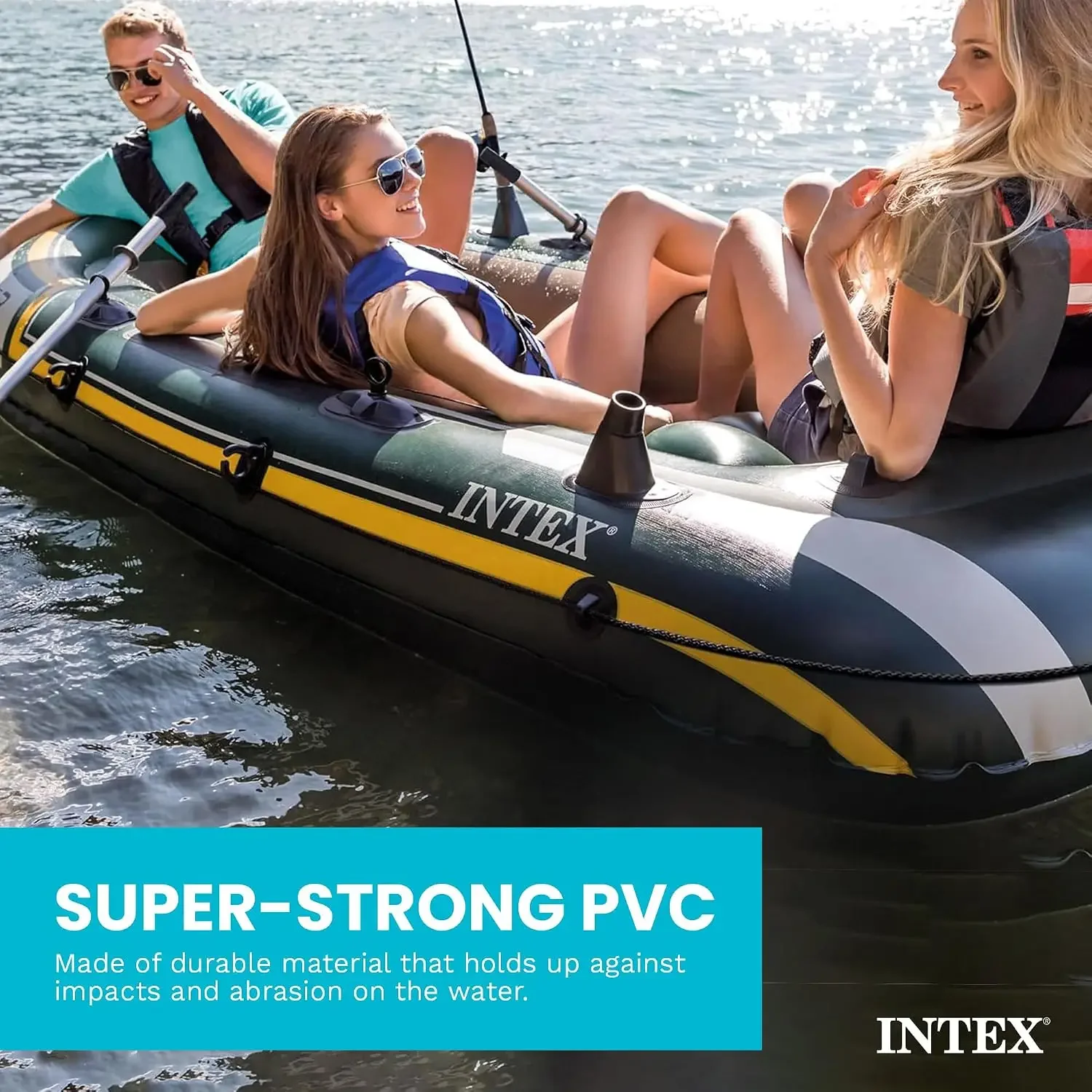 INTEX 66332EP Seahawk 2 Inflat - Fishing Boat Oar recension och pris